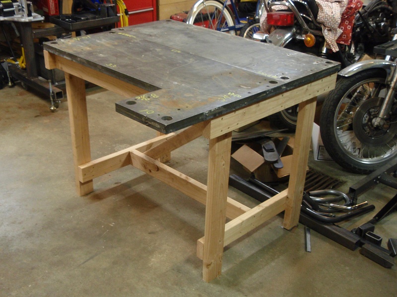 Diy Welding Table Welding table 95% done - xs400